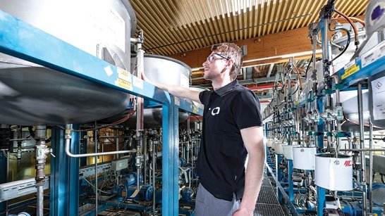 Schaumstoffproduktion Schritt 1