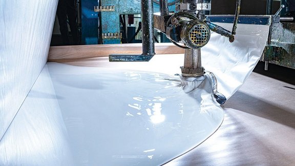 Schaumstoffproduktion: Schritt 2